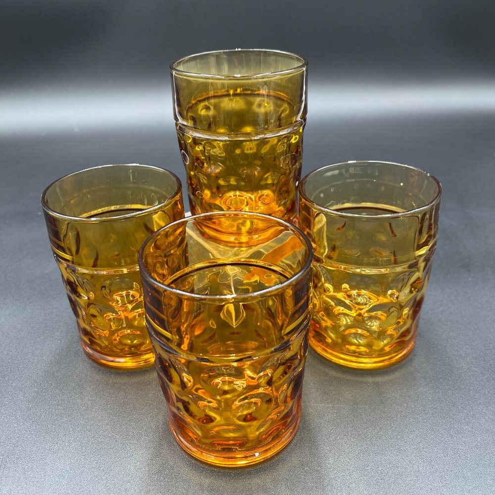 Vintage Amber Tumbler